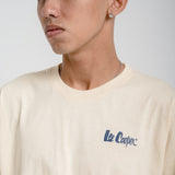 Lee Cooper T-shirt Logotype Cream TS03