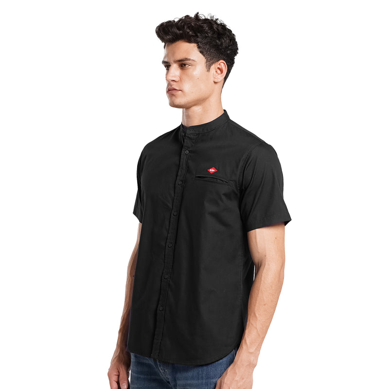 Lee Cooper Short Shirt Leighton Black