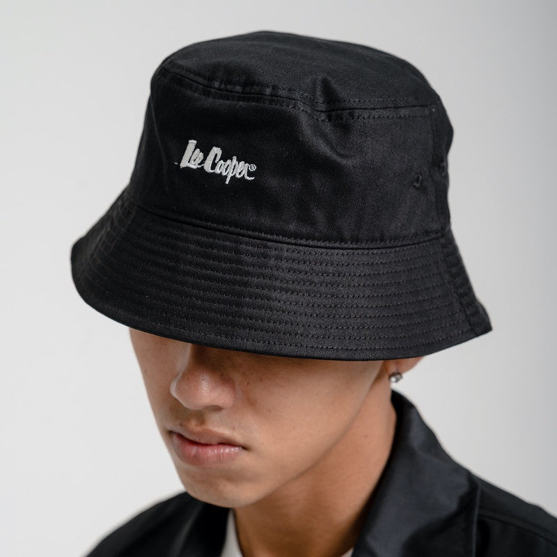 Lee Cooper Hat Bucket Logotype Black