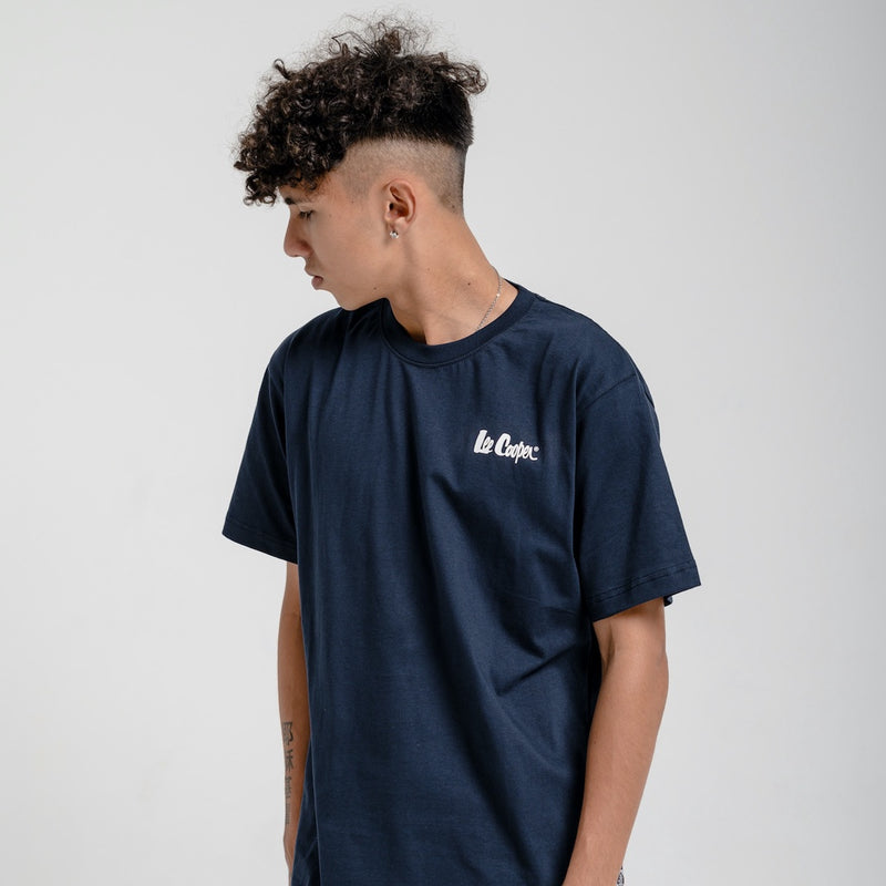 Lee Cooper T-shirt Logotype Navy TS03