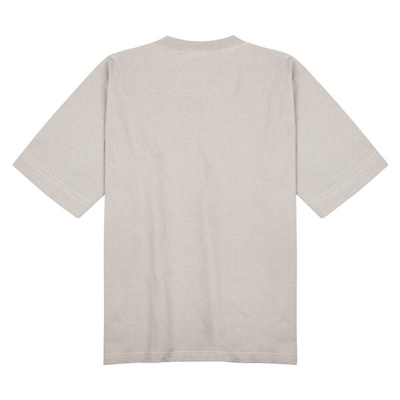 Lee Cooper T-shirt Oversized Box Logo Loose Grey