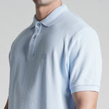 Lee Cooper Polo Shirt Logo Circular Light Blue