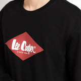 Lee Cooper Red Diamond Sweater Black