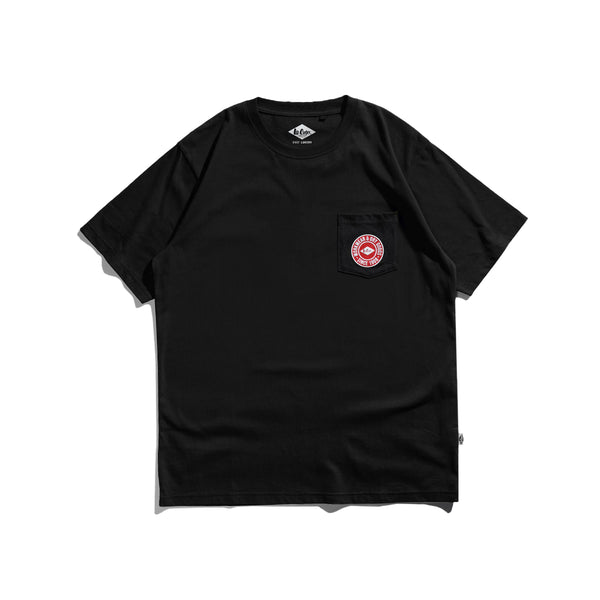 Lee Cooper T-Shirt Pocket Round Workwear Black