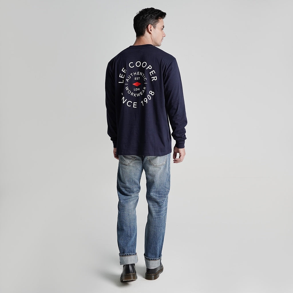 Lee Cooper Longsleeve T-shirt Authentic Around Navy