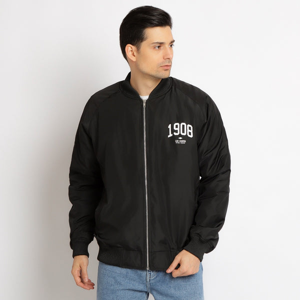 Lee Cooper Jaket Pria Bomber Jacket 1908 Black