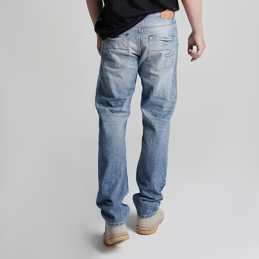 Lee Cooper Jeans Harry Repaired Light Blue 032240
