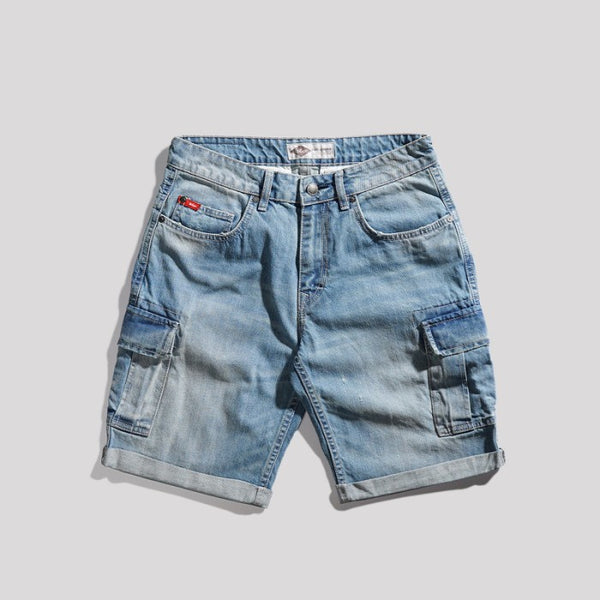 Lee Cooper Jeans Short Cargo Worn Light Blue