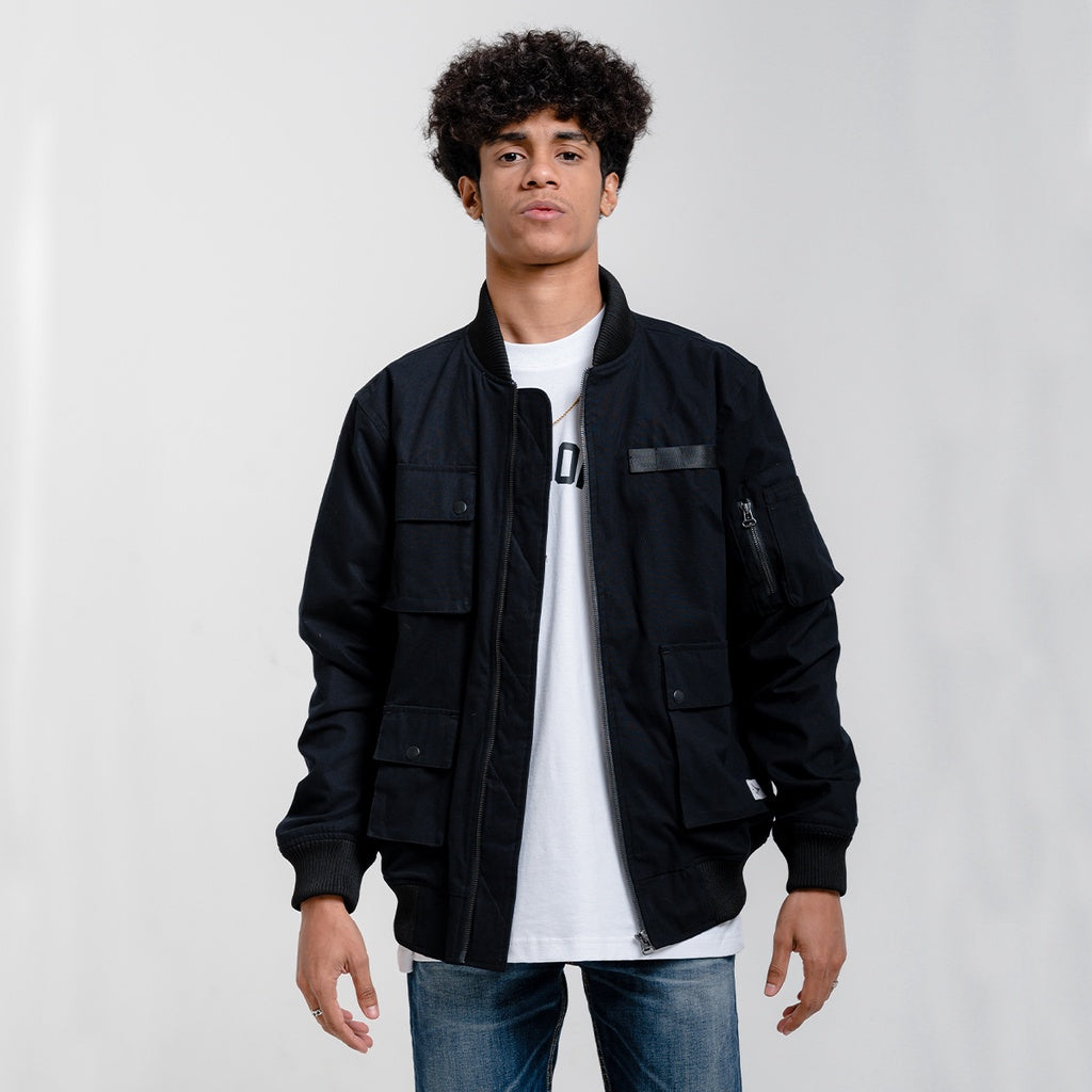 Lee Cooper Jacket Bomber Paxton Black
