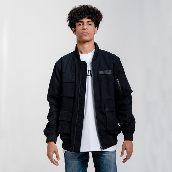 Lee Cooper Jacket Bomber Paxton Black