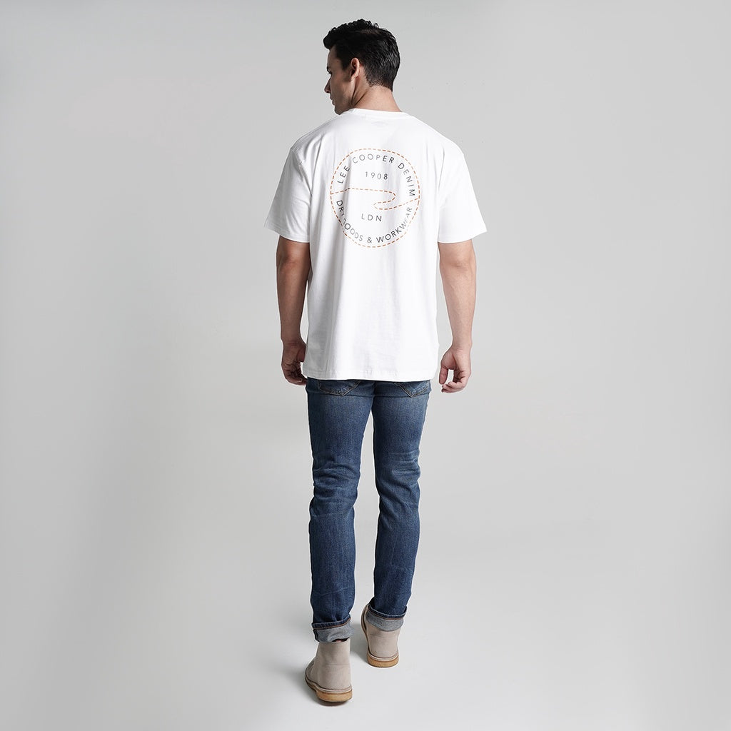 Lee Cooper T-shirt Arcuate White 01805