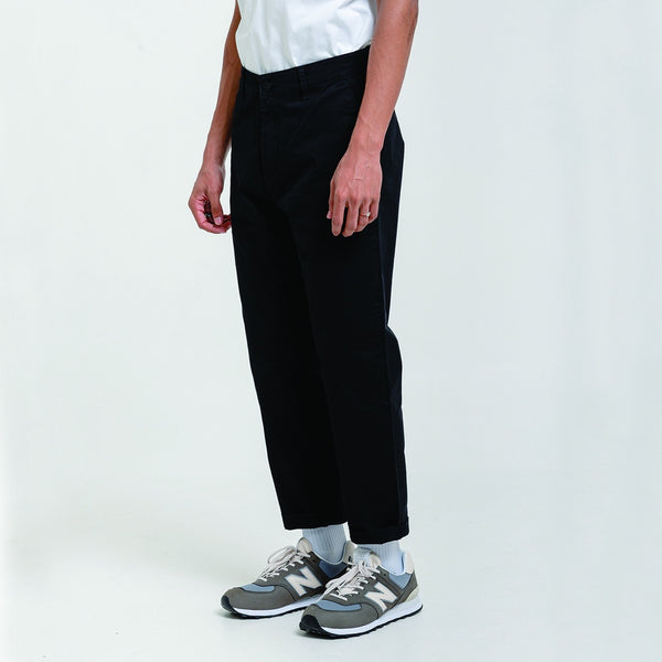 Lee Cooper Long Chino Ankle Black