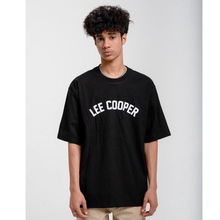 Lee Cooper T-shirt Oversized Varsity Loose Black