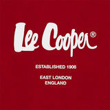 Lee Cooper Sweatshirt Crewneck Logotype Red