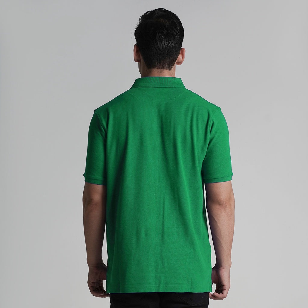 Lee cooper Polo Shirt Logo Circular Green