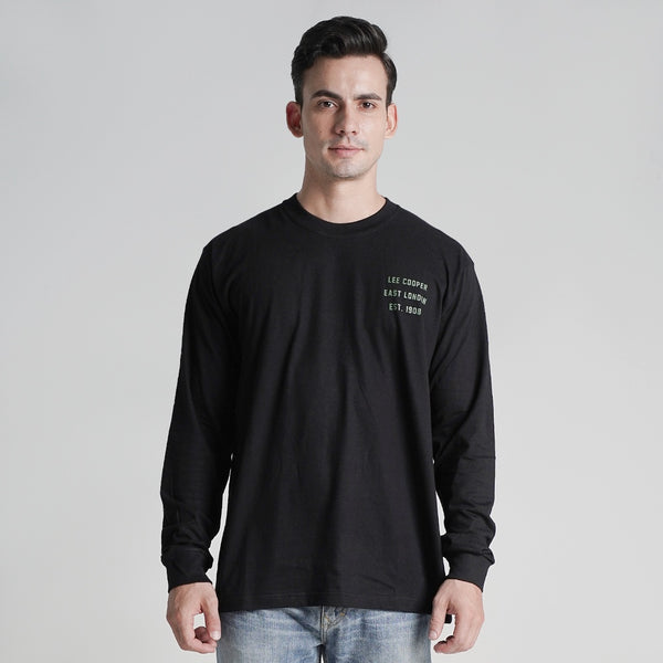 Lee Cooper Longsleeve T-shirt College 1908 Black