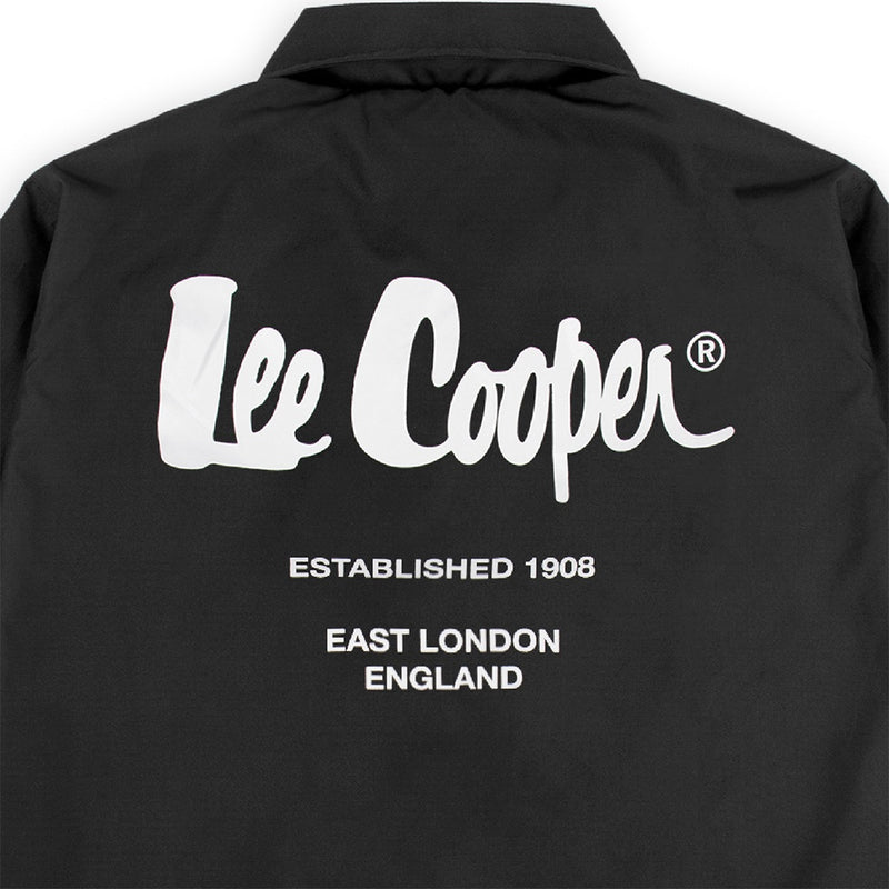 Lee Cooper Coach Jacket Logotype Black