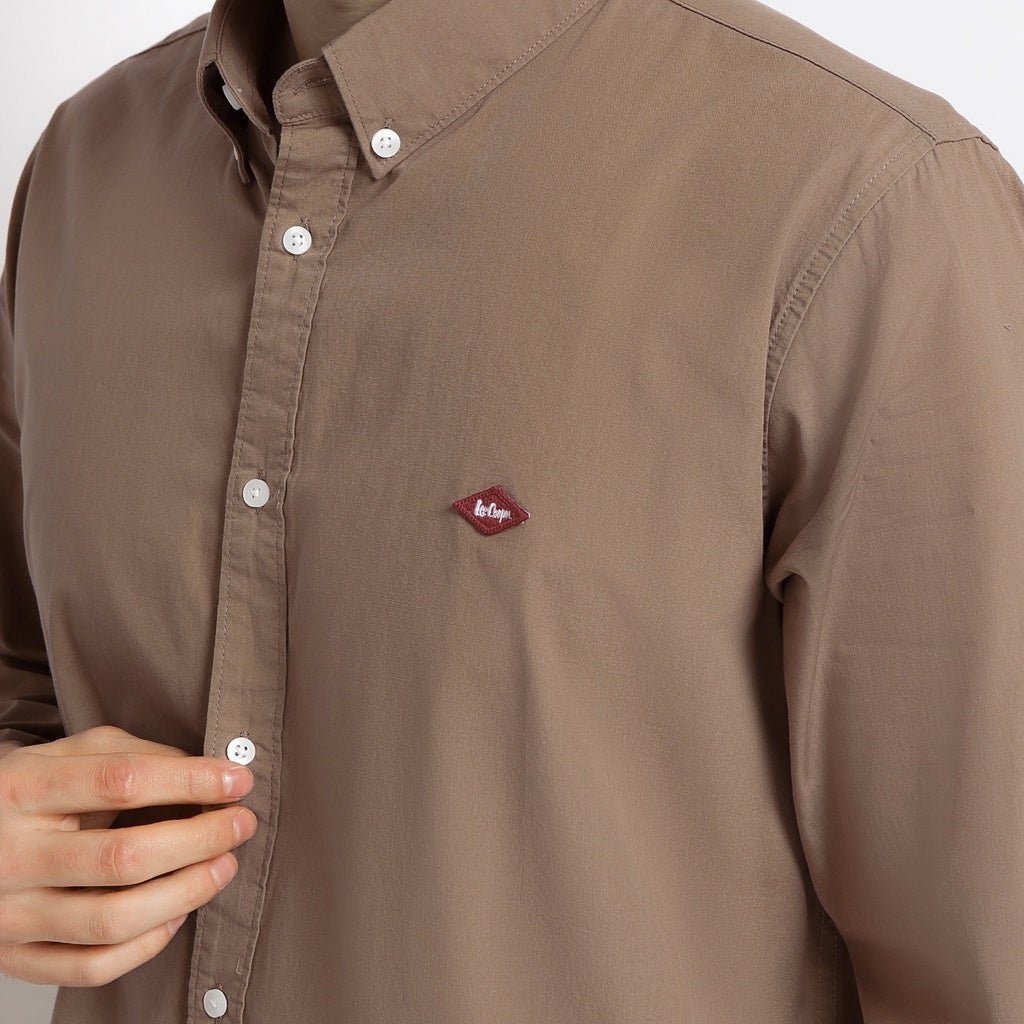 Lee Cooper Long Shirt Everett Khaki