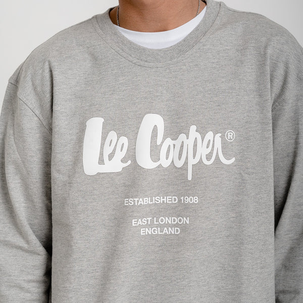 Lee Cooper Sweatshirt - Crewneck Logo Type M71