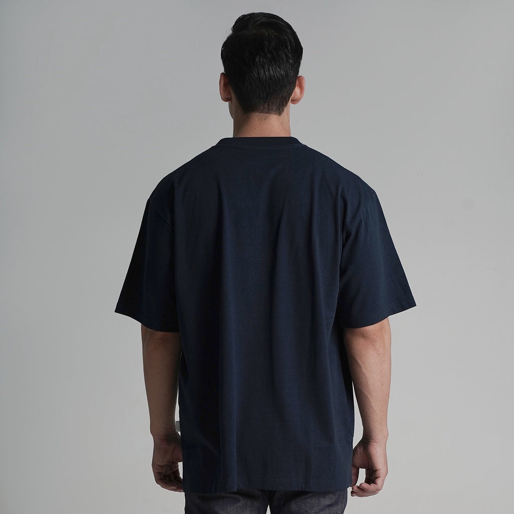 Lee Cooper T-shirt Oversized Varsity Loose Navy
