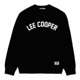 Lee Cooper Sweatshirt Crewneck Varsity Logo Type Black