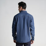 Lee Cooper Long Shirt Reece Dark Blue Stone