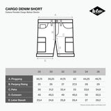 Lee Cooper Jeans Short Cargo Worn Light Blue