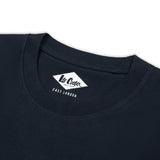 Lee Cooper T-shirt Logo Type Navy on Navy TS04