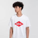 Lee Cooper T-shirt Logo Diamond Red White TS01