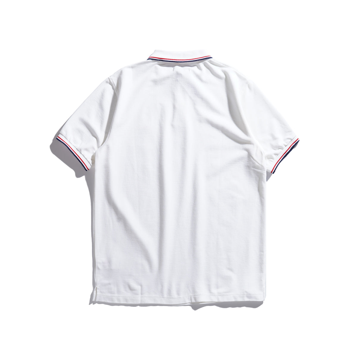 Lee Cooper Polo Shirt Stripe Diamond Logo White