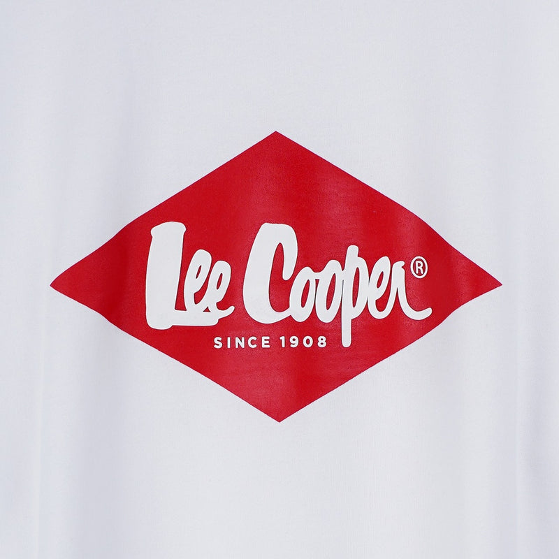 Lee Cooper Red Diamond Sweater White