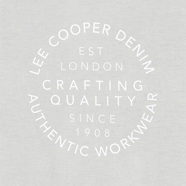 Lee Cooper Crewneck Sweartshirt Crafting Quality Grey
