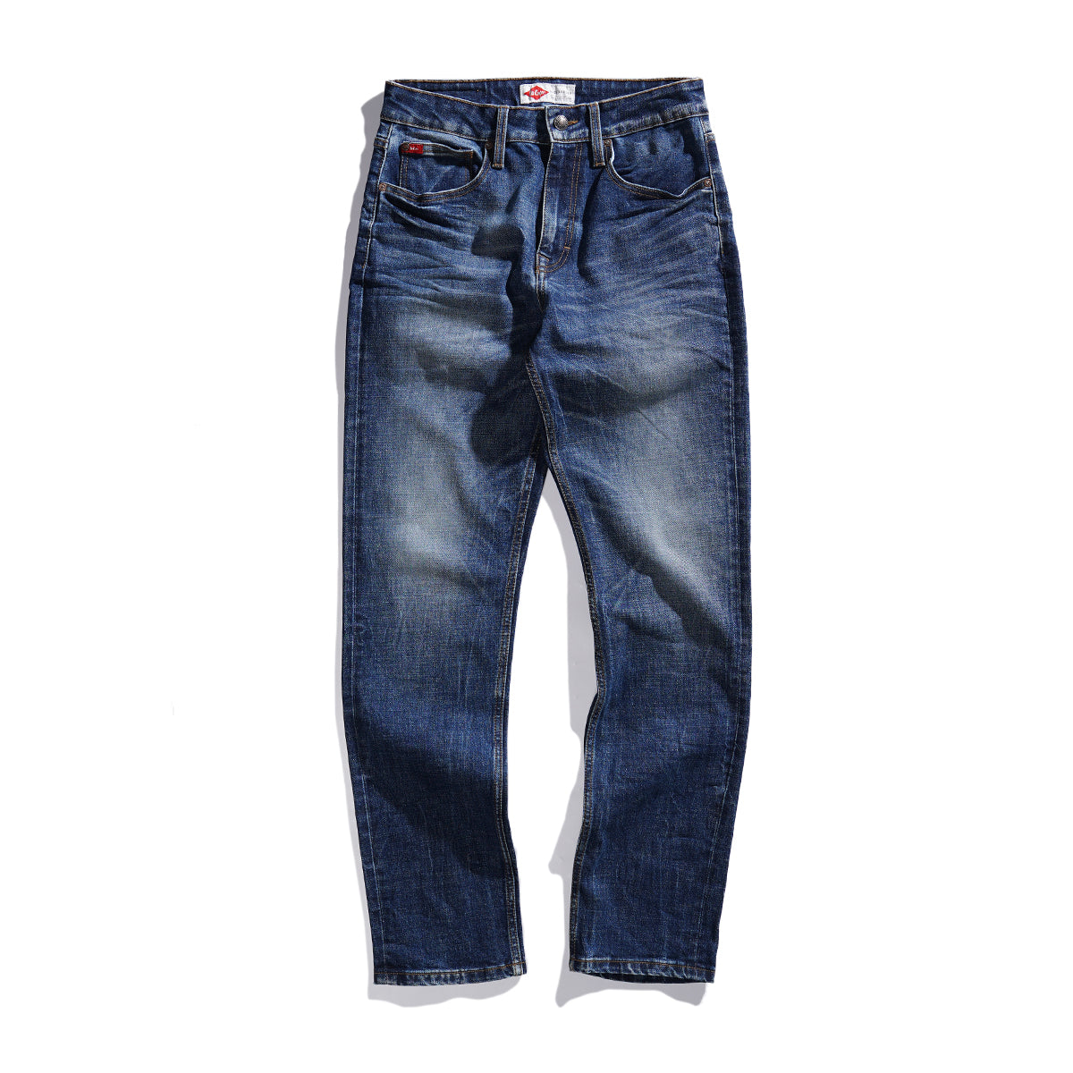 Lee Cooper Tapered Fit Jeans Arthur Worn Medium Blue Pool