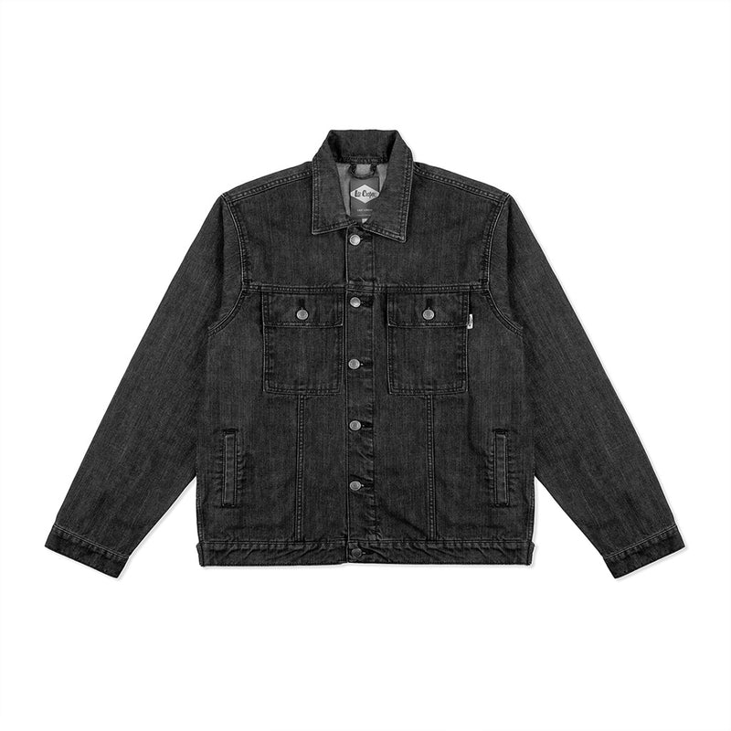 Lee cooper Trucker Jacket Denim Classic Dark Black