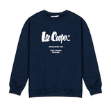 Lee Cooper Sweatshirt - Crewneck Logo Type Navy