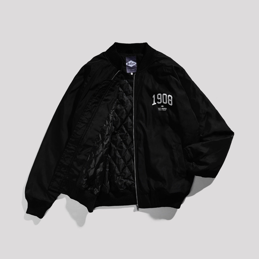 Lee Cooper Jaket Pria Bomber Jacket 1908 Black