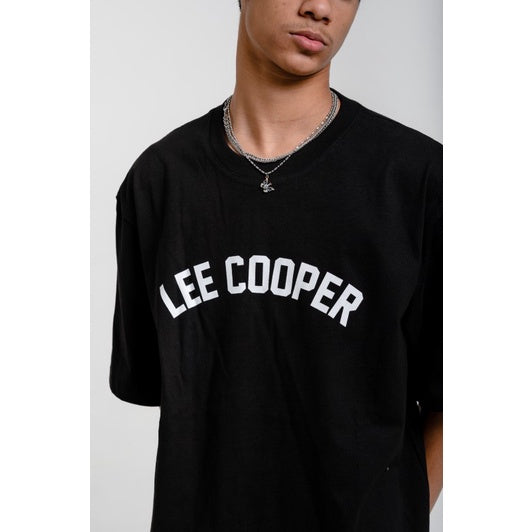 Lee Cooper T-shirt Oversized Varsity Loose Black