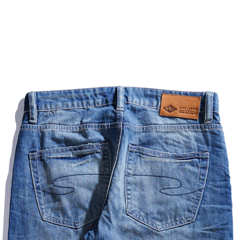 Lee Cooper Tapered Fit Jeans Arthur Repaired Light Blue