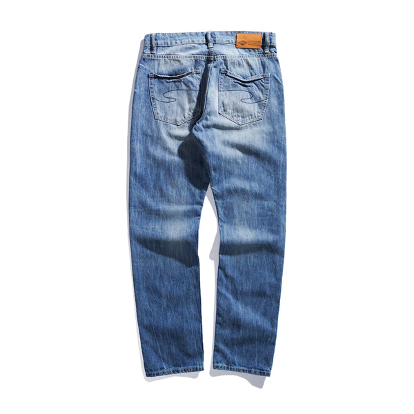 Lee Cooper Tapered Fit Jeans Arthur Ripped Light Blue