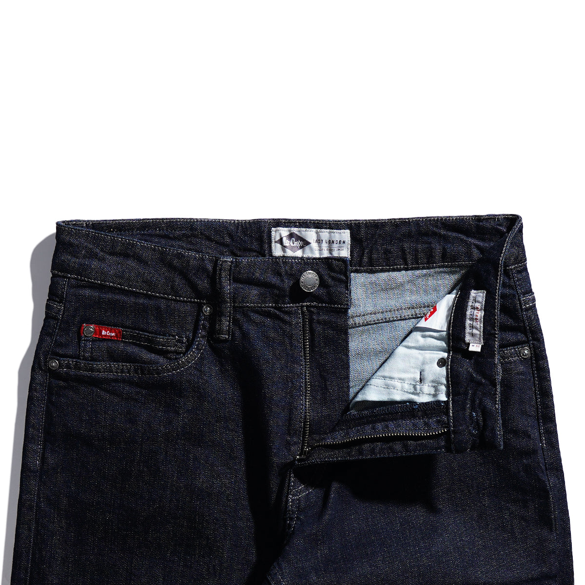 Lee Cooper Tapered Fit Jeans Arthur Rinse Blue Blue Medium Raw