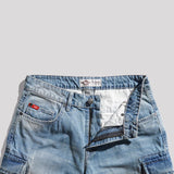 Lee Cooper Jeans Short Cargo Worn Light Blue