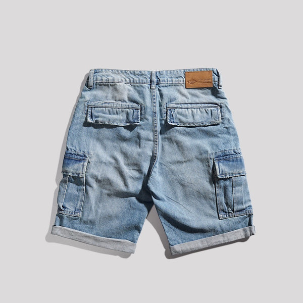 Lee Cooper Jeans Short Cargo Worn Light Blue