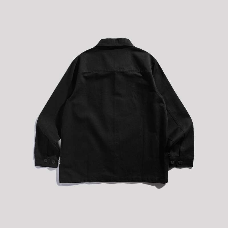 Lee Cooper Long Shirt Fatigue Black