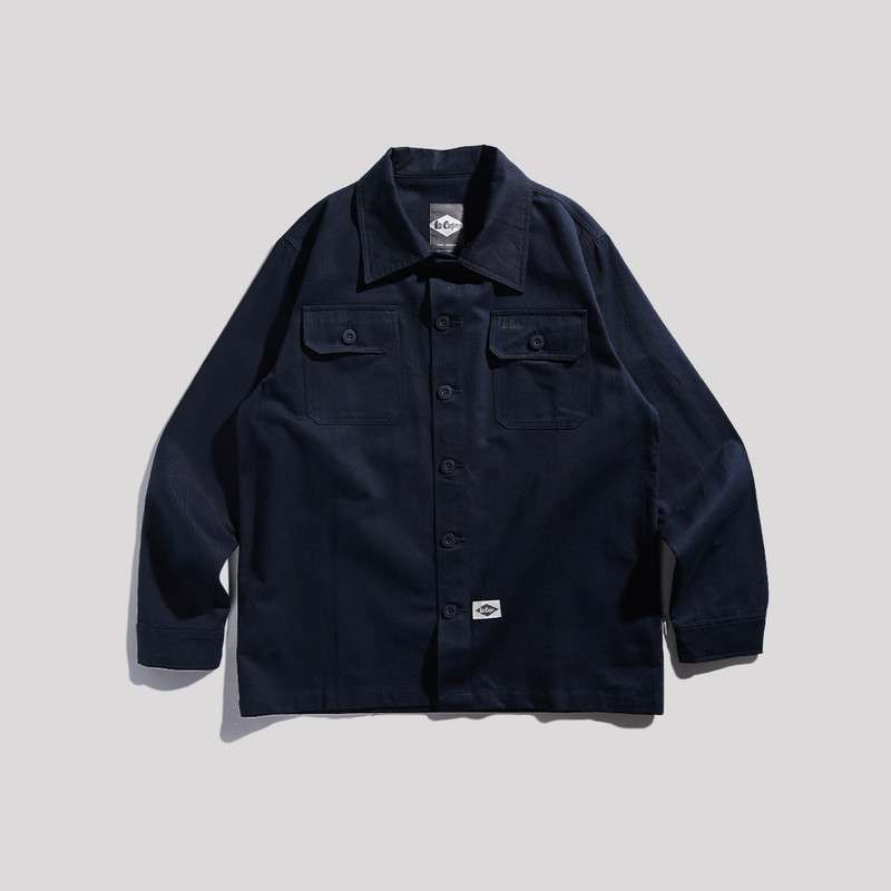 Lee Cooper Long Shirt Fatigue Blue