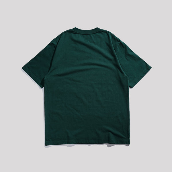 Lee Cooper Oversize T-Shirt Small Logo Type Emerald Green