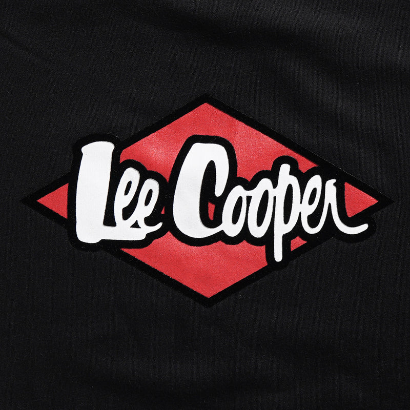 Lee Cooper Sweater Logo Retro Black