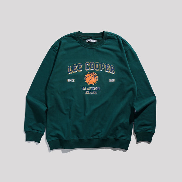 LEE COOPER SWEATER BASKET EMERALD GREEN