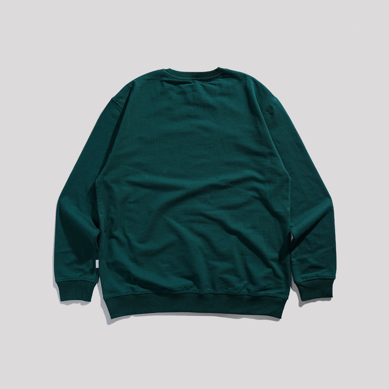 LEE COOPER SWEATER ATHLETIC DEPARTMENT EMERALD GREEN
