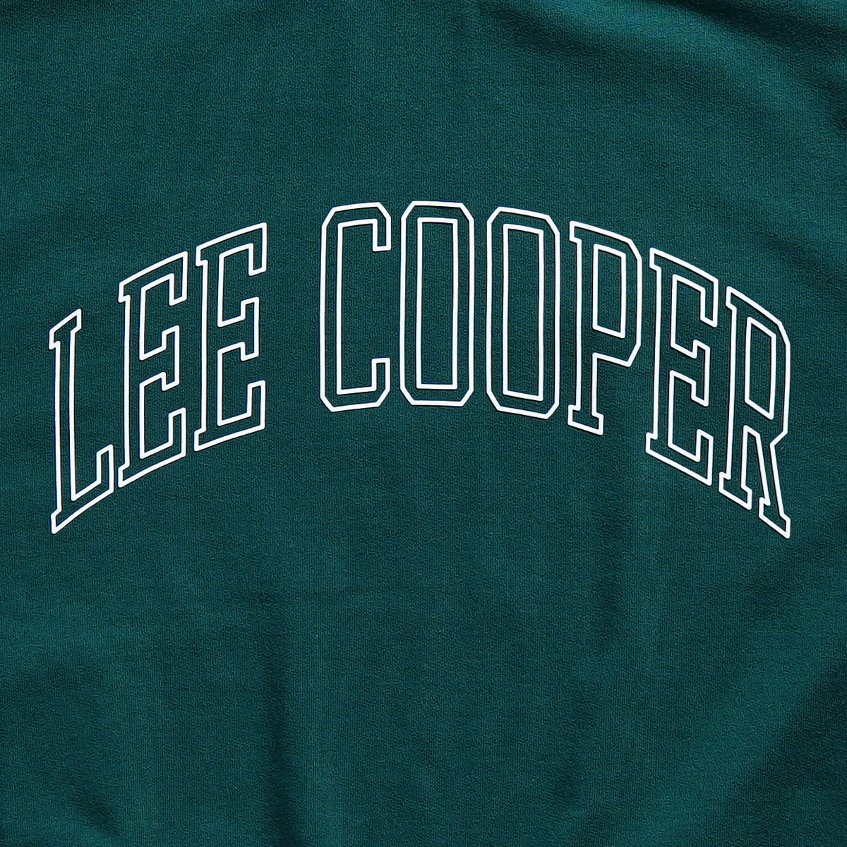 LEE COOPER SWEATER OUTLINE COLLEGE EMERALD GREEN