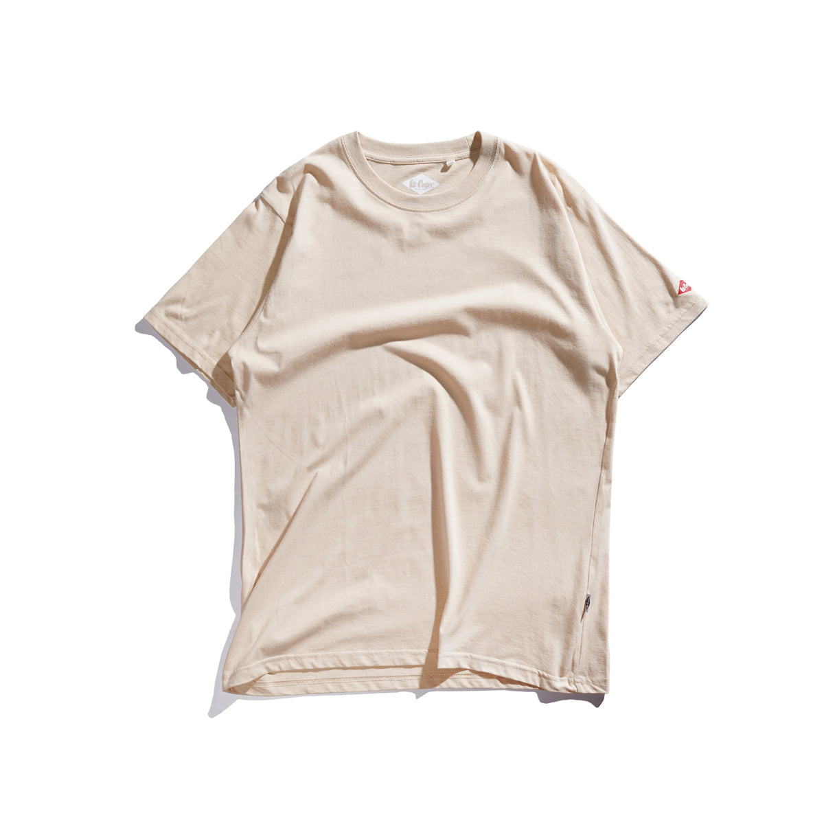 Lee Cooper T-Shirt Basic Regular Tee Cream